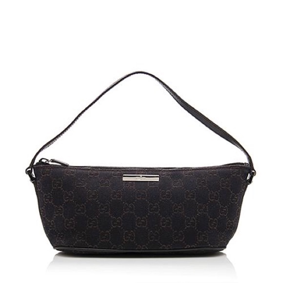 Gucci Handbags - RARE GUCCI DENIM POCHETTE